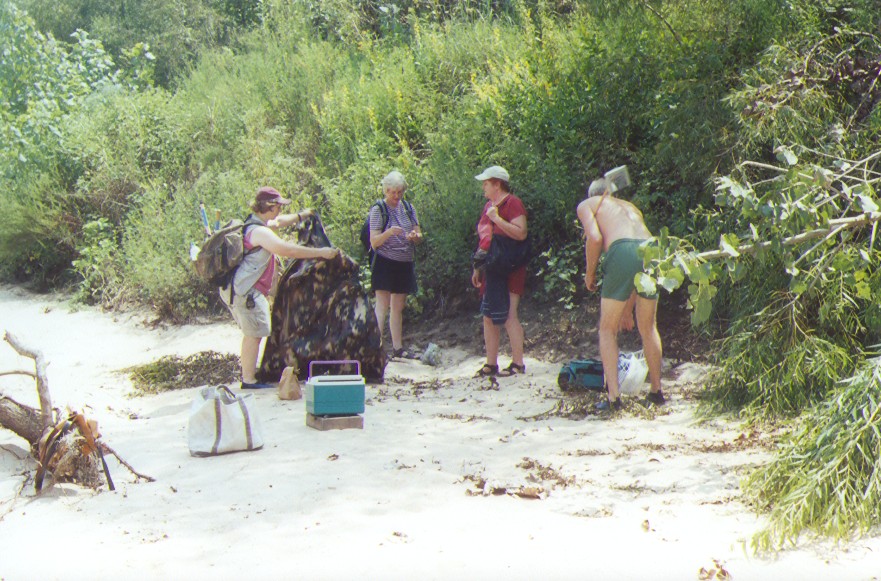 preparing for the fossil collecting