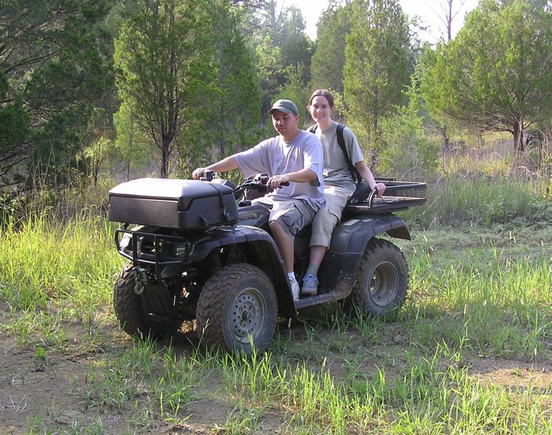 new ATV driver, good transportation to hunt fossils