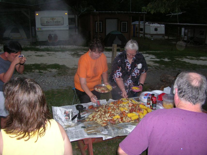 low country shrimp boil after fossil trip
