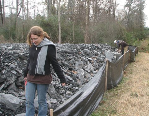 exploring the site