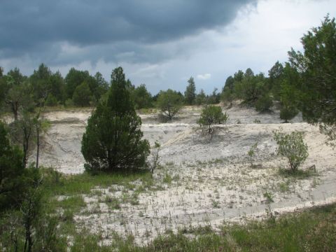 storm over gullies