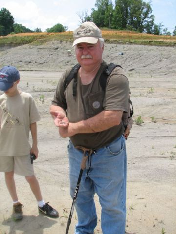 David and hadrosaur tooth