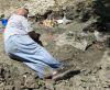 Greg excavating the Eotrachodon orientalis dinosaur